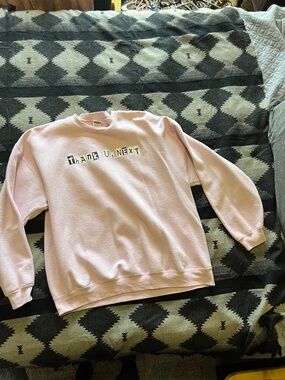 Thank u, next Sweater 2XL light pink
